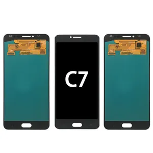 NUEVO teléfono móvil LCDs para Samsung Galaxy C7 c7000 pantalla LCD OLED para C7 y pantalla táctil Combo teléfono LCD