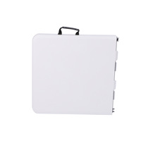 Table pliante portable de haute qualité avec poignée pour extérieur, marché nocturne, camping et usage domestique