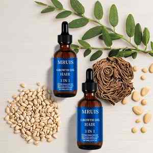 Aceite de ricino profundamente nutritivo para crecimiento rápido del cabello, aceite de ricino Natural orgánico para el cuidado de la barba, reparación de <span class=keywords><strong>pestañas</strong></span>, suero de aceite para el crecimiento del cabello para hombres y mujeres - Product Image 5