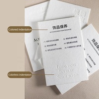 Impression en relief sur papier coton, cartes de visite, cartes postales, cartes de vœux, invitations, impression à la feuille d'or