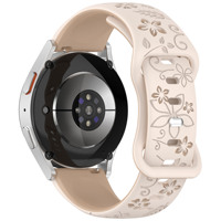 Tali Jam Tangan Silikon Dua Warna Upro Laser Embossed 18 20 22mm untuk Watch 7 dengan Gesper Kupu-kupu Bertekstur dan Sport Loop Band