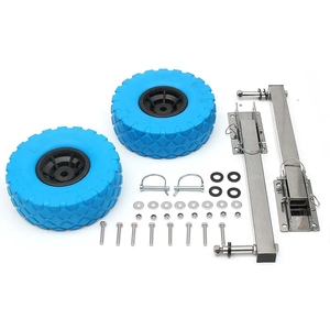 Inflatable tấn công thuyền tung ra bánh xe thép không gỉ Trailer Dolly kéo giỏ hàng cho Inflatable tấn công <span class=keywords><strong>Kayak</strong></span> Chèo xuồng xuồng - Product Image 4
