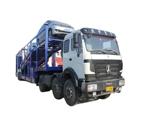 China製造6/8ユニットSuvs Car Carrier Semi Trailer/Car Transporter Chassis With Hydraulic Lifting System