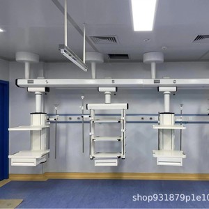 Torre de Soporte Médico Eléctrico de un Solo Brazo en Forma de T, Giratorio Multiángulo, Móvil, con Separación de Seco y Húmedo, Modelo 896 - Product Image 4