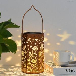 Lámpara Solar LED de Hierro para Exteriores, Impermeable, con Forma de Colibrí, para Colgar en el Patio, Porche, Jardín, Decoración, Regalo - Product Image 3