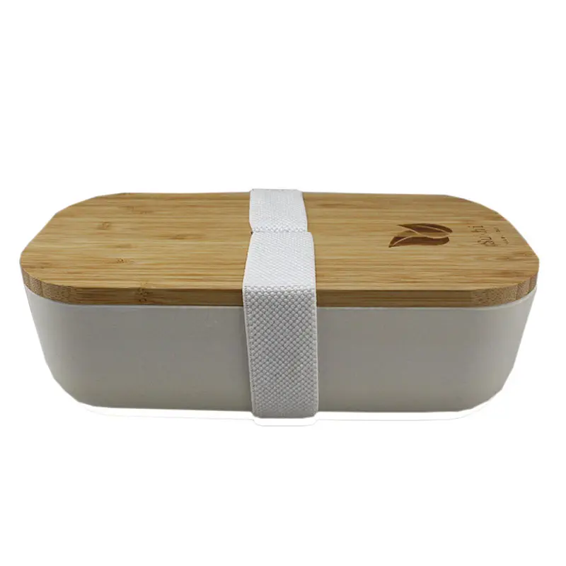 Hot selling eco-friendly food storage container BPA Free bamboo fiber bento lunch box with lid