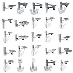 ที่ยึดทางการแพทย์แบบยืนติดผนังตัวยึดฮาร์ดแวร์ติดผนังสำหรับเครื่องทางการแพทย์สำหรับการตรวจสอบผู้ป่วย mindary Edan comen <span class=keywords><strong>biolight</strong></span> - Product Image 4