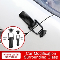 2 pièces Crochets de sécurité universels en métal à dégagement rapide pour coffre et capot de voiture, Nouveaux accessoires automobiles de haute qualité