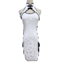 Cheongsam chinois en maille de dentelle Loral avec string Lingerie Cosplay Lingerie féminine Lingerie en dentelle