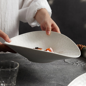 Ensemble <span class=keywords><strong>de</strong></span> bols à <span class=keywords><strong>salade</strong></span> en céramique avec motif <span class=keywords><strong>de</strong></span> graines <span class=keywords><strong>de</strong></span> melon suspendues, nouveau design créatif moderne simple haut <span class=keywords><strong>de</strong></span> gamme, luxe léger, blanc, pour <span class=keywords><strong>salade</strong></span> <span class=keywords><strong>de</strong></span> fruits - Product Image 2