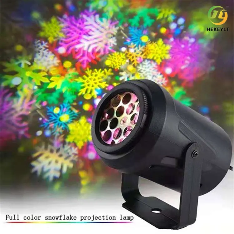 JYLIGHTING Outdoor Decor light Laser Snowflake Projection Landscape Lamp 16 Patterns Christmas projector lights