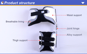 Chỉnh hình thiết bị nhà máy Nhà cung cấp bên ngoài cố định và điều trị điều chỉnh chỉnh dành cho người lớn bản lề hip bắt cóc orthosis - Product Image 2