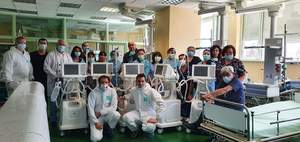 SR-3010 ICU Ventilator 12.1 Inch Large Touch Screen <strong>Invasive</strong> and Non-<strong>invasive</strong> <strong>Ventilation</strong> for Adult Pediatric - Product Image 4