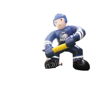 Açık Hava Reklamcılığı ve Promosyon için Özelleştirilebilir Dev Şişme Hokey Oyuncusu Modeli (Su Geçirmez) - Product Image 3