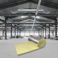 Laine de verre en rouleau CE ASTM UL R235 pour l'Amérique du Sud, isolation thermique pour toitures, murs et bâtiments