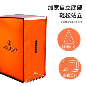 Volelo <b>Car</b> Trash Bag Rectangular Hanging Rear Seat Multifunctional Cleaning Bag - Product Image 3