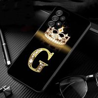 Coque en Silicone avec motif couronne de diamant pour Samsung Galaxy S20/S21/S22 Ultra Plus, couverture d'impression UV peinte Note 20 A53 A03 Core