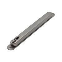 Passerelle de porte flexible dissimulée robuste en alliage d'aluminium avec câble de transfert en acier inoxydable pour porte de contrôle d'accès