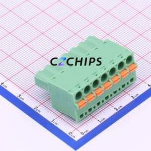 KF2EDGKD-5.0-7P Plug-in Terminal Block P=5mm Connector ( Connector Type: Plug )( Construction: 1x7P )( Pitch: 5mm ) - Product Image 2