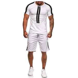 Vente en gros de logo personnalisé T-shirt d'été en coton surdimensionné vintage délavé à l'acide ensemble de chemises shorts taille XL demi-manches - Product Image 1