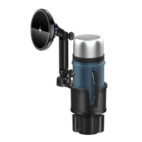 Nouveau design 15W Chargeur de voiture sans fil à induction automatique avec porte-gobelet
