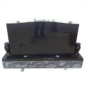 Lápida Vertical de Granito Negro para Tumba, de UNION STONE Factory, la Más Económica, para Venta al Por Mayor - Product Image 3