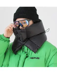 Peso ligero invierno montar motorista esquí proteger cuello polainas cuello cubierta collar unisex al aire libre pato frío abajo relleno pañuelo