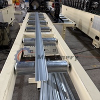 Machine automatique de profilage rapide pour profilés en U légers, haute efficacité, avec contrôle PLC Delta et moteur