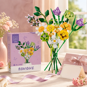 Bloques de Construcción <span class=keywords><strong>Serie</strong></span> Ramo de Flores para Marcas de Juguetes OEM, Minoristas de Decoración del Hogar y Distribuidores Mayoristas de Importación a Nivel Mundial - Product Image 5