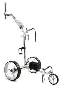 स्टीवर्ट्स गोल्फ x10 सिग्नेचर इलेक्ट्रिक ट्रॉली का अनुसरण करते हैं - Product Image 2