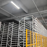 Système de rayonnage d'entrepôt de 1000 kg avec structure modulaire