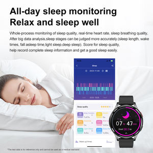 Montre connectée VivoTime GE30 ECG+PPG AMOLED avec étanchéité IP68, charge magnétique et suivi de la fréquence cardiaque - Product Image 5