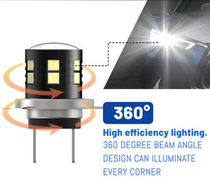 Nouveaux phares antibrouillard LED projecteurs haute puissance 550 lm 5W SMD H11 H7 H16 P5W 9005 9006 880 CST - Product Image 3