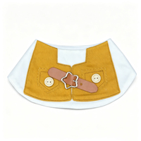 Bandana pour animaux Gogomio en coton doux, lavable, à fermeture de sécurité, foulard réglable, élégant, triangle, pour chiens et chats, haut de gamme, personnalisable