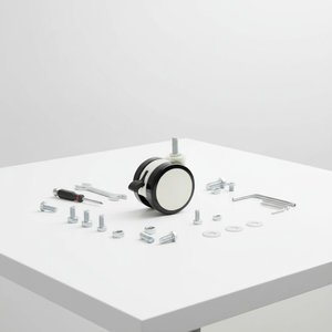 2,5 Zoll (60mm) Rollen mit Bremse für Wohnzimmermöbel und Bürostühle aus Guangdong-Fabrik - Product Image 2