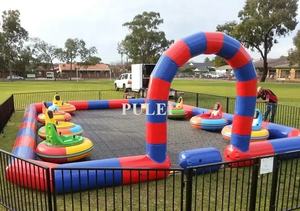 Piste de course gonflable pour voitures tamponneuses, piste d'obstacles, piste de course de karting gonflable pour <span class=keywords><strong>location</strong></span> de fête, intérieur et extérieur, OEM - Product Image 3