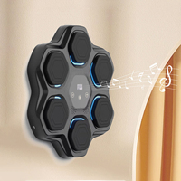 Machine de boxe intelligente pour l'entraînement physique, machine de boxe musicale intelligente murale avec gants pour la maison et la salle de sport intérieure