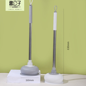 Desatascador de inodoros Lugzi de 570 mm con copa de goma para limpieza de desagües - Product Image 3