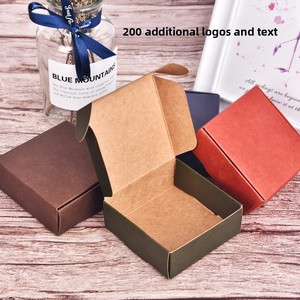 Boîte à <span class=keywords><strong>savon</strong></span> <span class=keywords><strong>vintage</strong></span> carrée pliable en papier kraft - Product Image 2