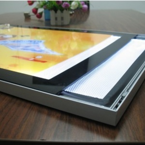 16mm Thick Wall Mounting Black Magnetic Opening Aluminum <b>Frame</b> Light Box - Product Image 3