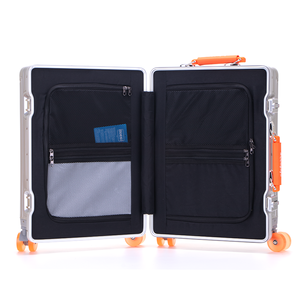 Maleta de Metal Personalizada, Maleta de Aluminio Completa, Bolsa de Transporte Metálica Portátil con Ruedas Giratorias - Product Image 5