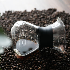 <span class=keywords><strong>Carafe</strong></span> à café <span class=keywords><strong>en</strong></span> <span class=keywords><strong>verre</strong></span> borosilicate sans papier avec filtre <span class=keywords><strong>en</strong></span> acier inoxydable résistant à la chaleur HIGHWIN avec ligne graduée - Product Image 3