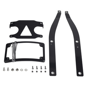Pour Harley Fat <span class=keywords><strong>Bob</strong></span> FXFB FXFBS 2018-2024 Cadre de support de plaque d'immatriculation de relocalisation - Product Image 1