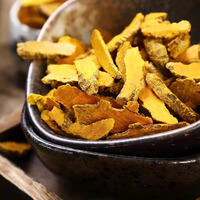 Fournisseur d'usine Racine de curcuma séchée de haute qualité Curcuma longa Herbes et épices séchées individuelles