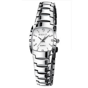 Reloj de pulsera para mujer, estilo estudiante, con incrustaciones de diamantes, moderno, resistente al agua, reloj de cuarzo - Product Image 2