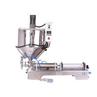 Máquina Semiautomática para Llenado de Pasta con Tolva de Calentamiento y Mezcla para Salsas de Alta Viscosidad