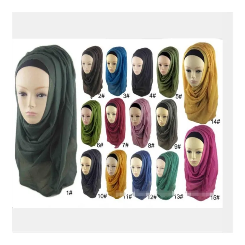 Fornitore professionale della cina 80s 60s 50s sciarpa tessuto filato tessuto voile di poliestere per sciarpa abito sciarpa musulmana hijab