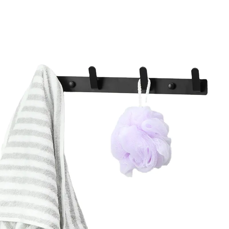 Strong Hold Stainless Steel Removable Bathroom Toilet Bath Towel Towel Hook