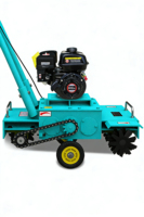 Machine de manutention de cendres électrique/à essence à grande vitesse, moteur et moteur, éliminateur de scories de route en béton et balayeuse 4 kW