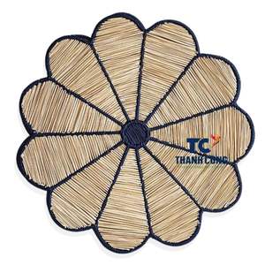 BEST SELLING New Arrivals High Quality Decorative Round Table <b>Placemat</b> <b>Placemats</b> Wholesales From Vietnam <b>Rattan</b> <b>Placemat</b> - Product Image 2